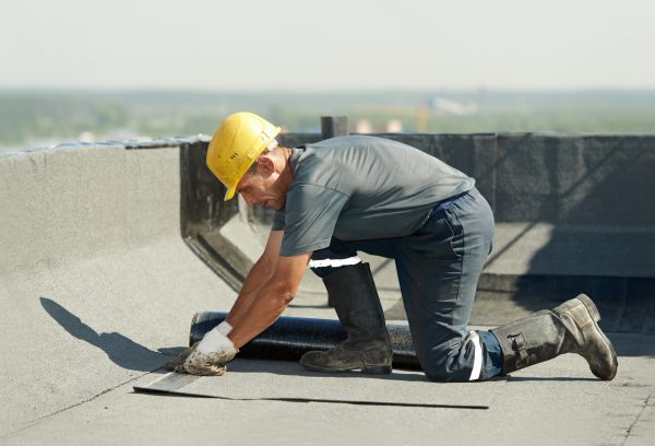 Flat Roof Patching in Akron