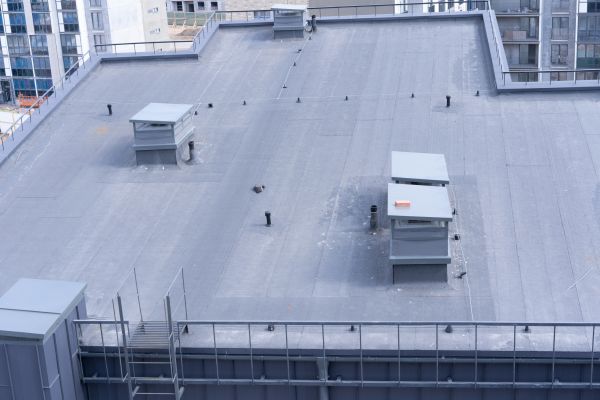 Single Ply Roof Installation in Akron